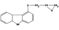 4-(2, 3 –epoxy propoxy) carbazole